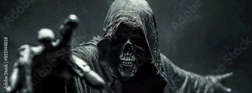 A Grim Reaper Reaches Out From the Shadows