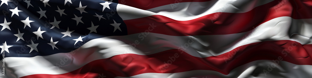 American flag rippling in the wind American flag rippling in the wind