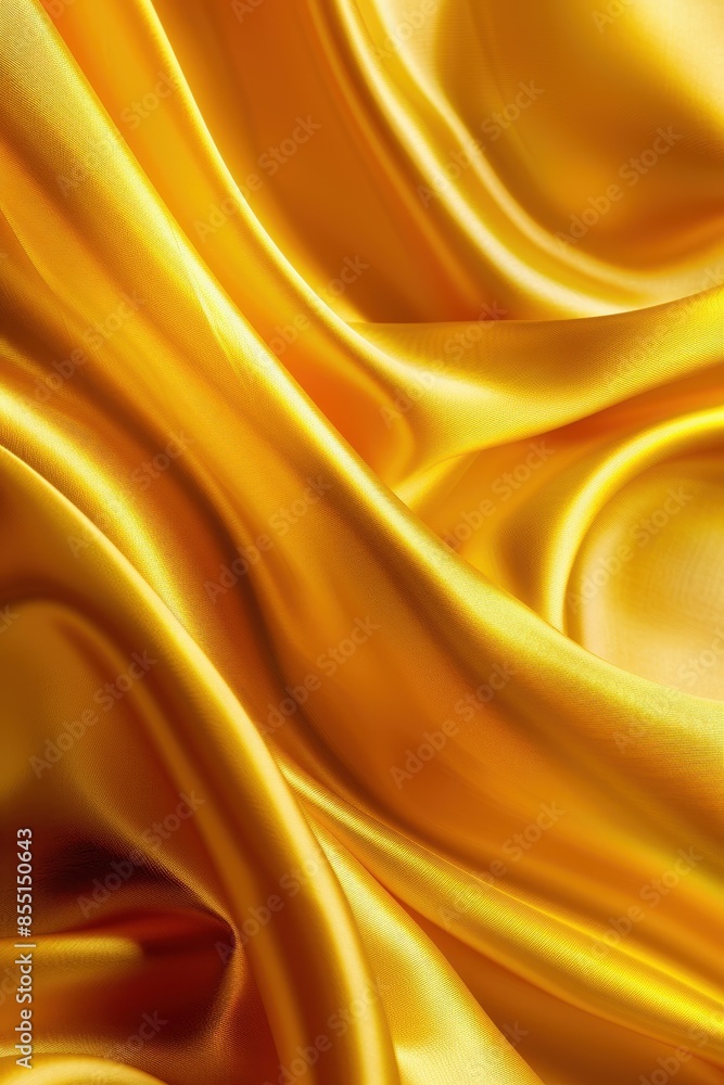 Golden silk satin smooth yellow background Golden silk satin smooth yellow background