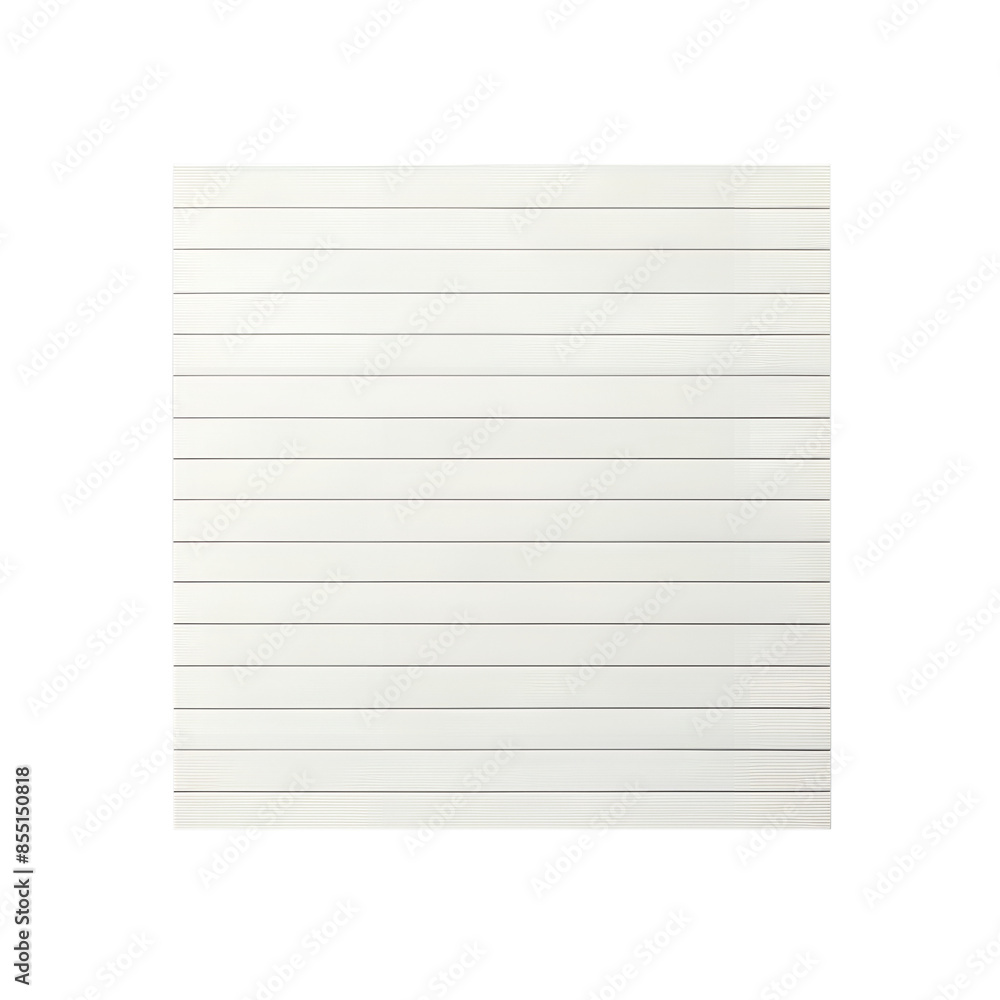 Blank square white paper note with horizontal lines on isolated PNG background. realistic paper texture, realistic light and shade, Blank square white paper note with horizontal lines on isolated PNG background. realistic paper texture, realistic light and shade,