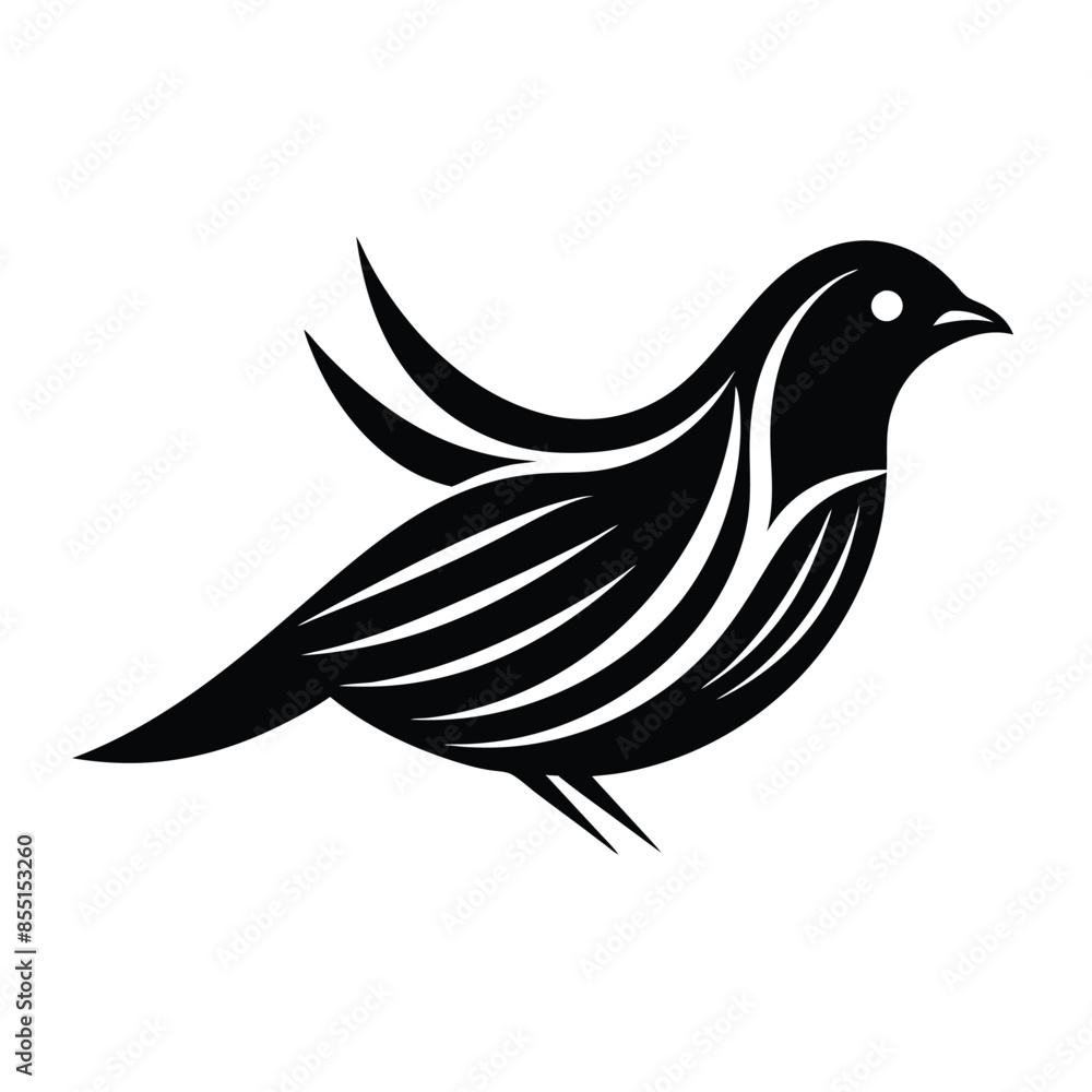 Obraz premium Bird logo design vector template
