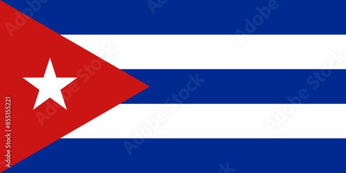 Flag of Cuba photo