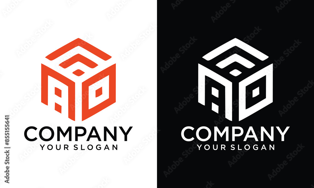 Fototapeta premium real estate company logo