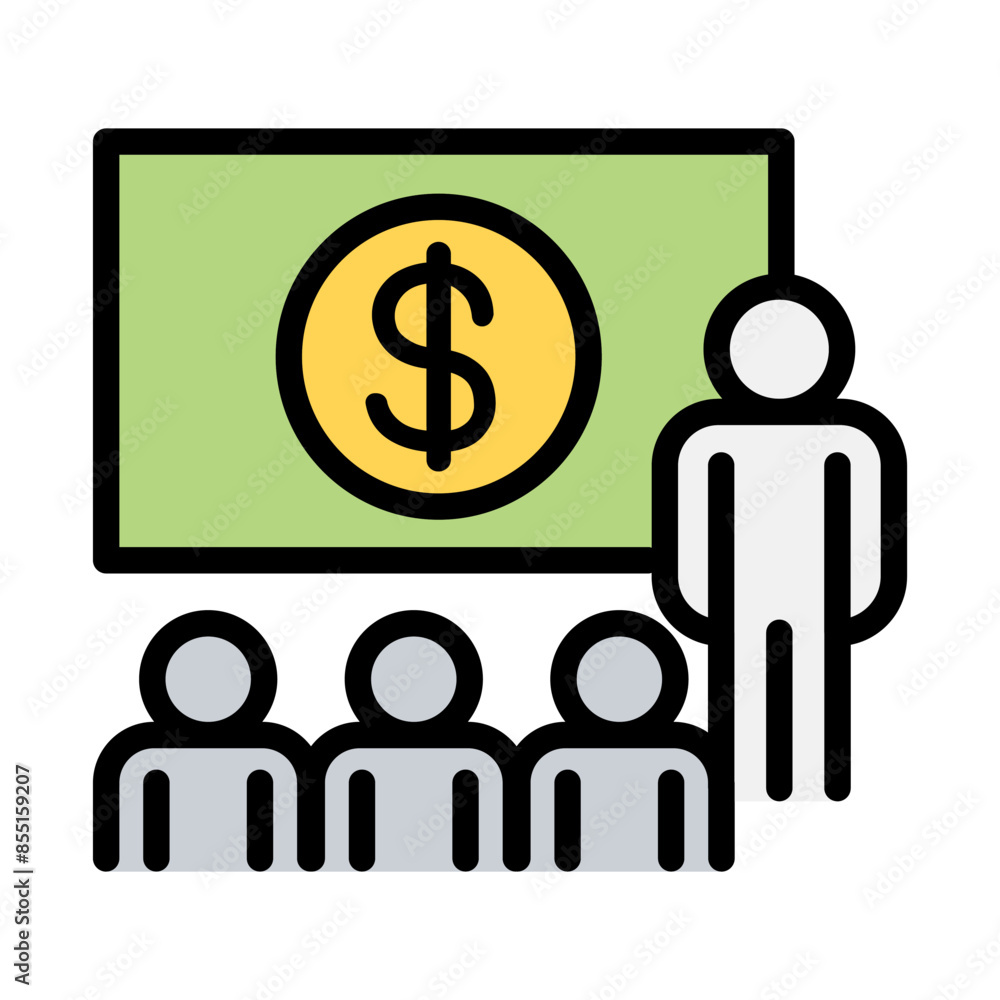 Business training icon Business training icon