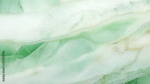 Wallpaper Mural Green white transparent onyx texture background Torontodigital.ca