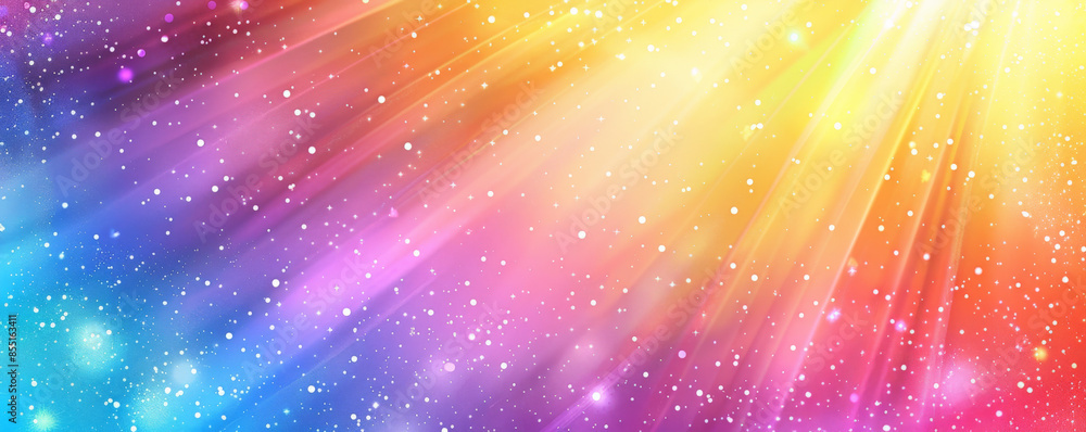 Bright background with radiant, colorful stardust. Bright background with radiant, colorful stardust.