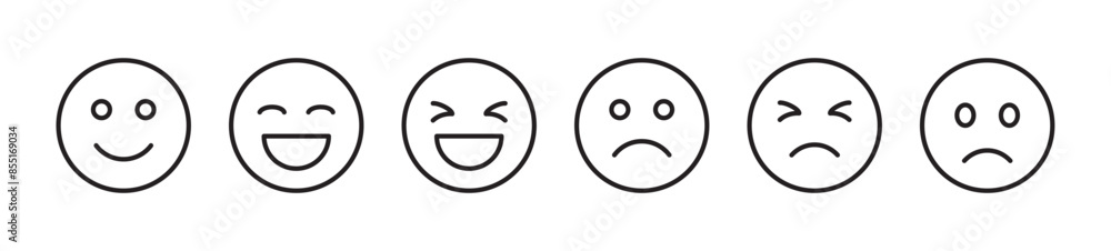 Emoticons mood scale icon set. Face smile icon positive, negative neutral opinion icon rate signs. Angry, sad, neutral emoticon. funny cartoon emoji icon vector illustration in transparent background. Emoticons mood scale icon set. Face smile icon positive, negative neutral opinion icon rate signs. Angry, sad, neutral emoticon. funny cartoon emoji icon vector illustration in transparent background.