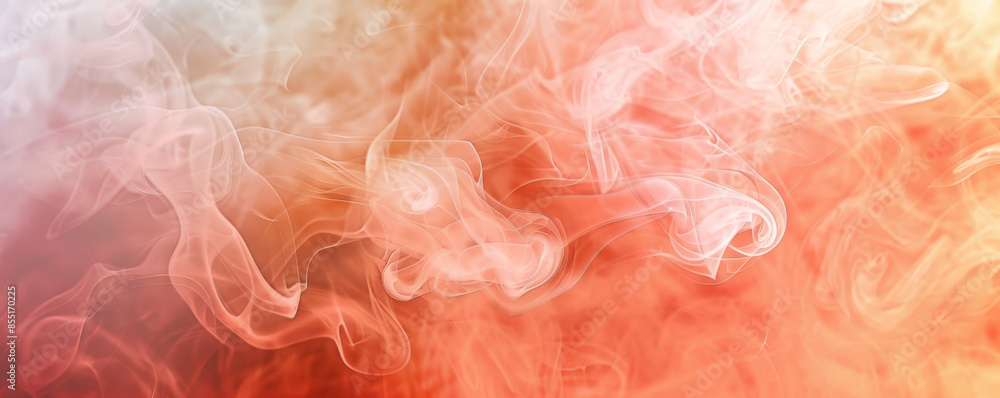 Smoke background with soft, peach-colored smoke drifting gently. Smoke background with soft, peach-colored smoke drifting gently.
