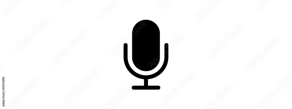 Voice Message icon modern flat vector image. Voice chat icon. Podcast Microphone. Audio message. Voice Message icon modern flat vector image. Voice chat icon. Podcast Microphone. Audio message.