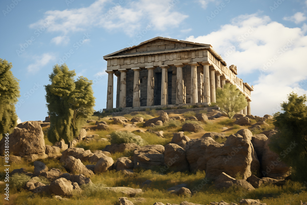 Greek temple image. Greek civilization. Archeology of ancient Greece. News about ancient Greece. History book about ancient Greece. Greek temple image. Greek civilization. Archeology of ancient Greece. News about ancient Greece. History book about ancient Greece.