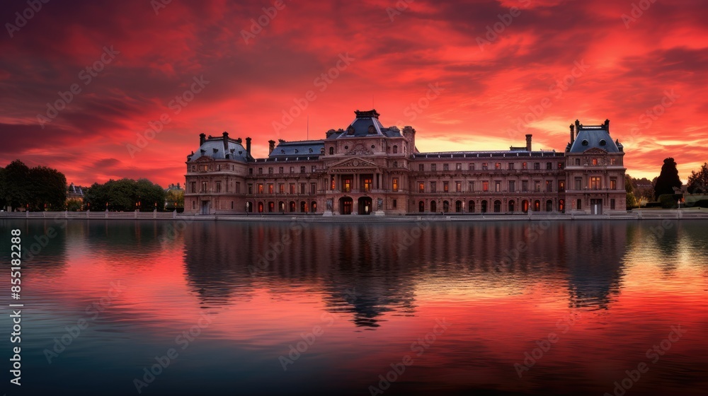 Obraz premium castle in the evening
