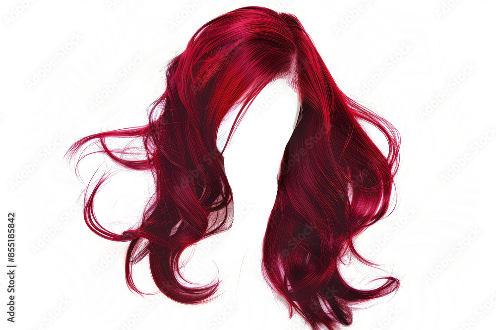 unique and eye-catching hair wig designs on a white background. unique and eye-catching hair wig designs on a white background.