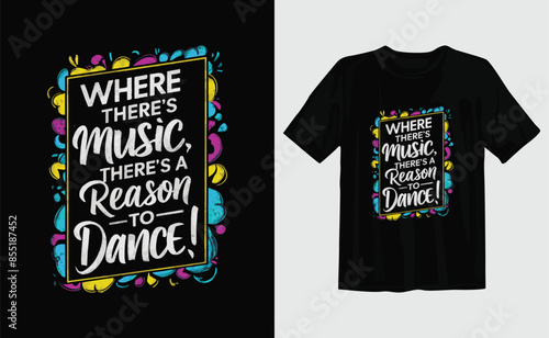 t shirt design template, black typography t - shirt with a motivational quote 