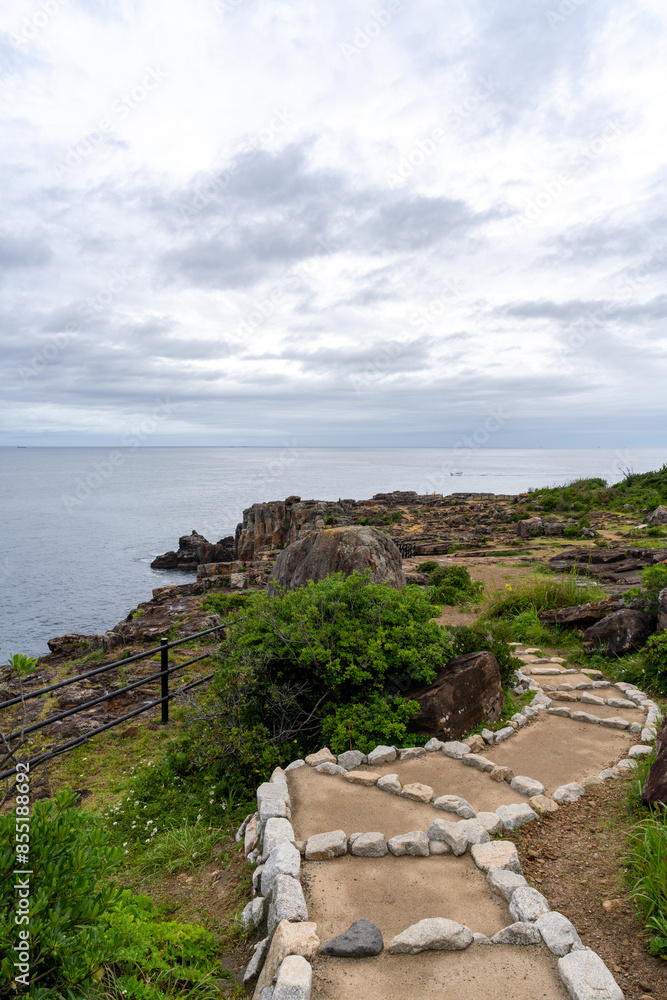 Rocky view from the top of the cliff Rocky view from the top of the cliff