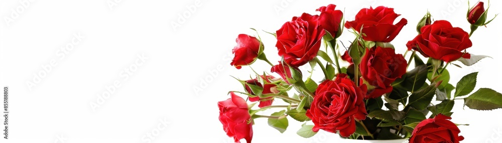 Home decor red rose flowers in a vase Home decor red rose flowers in a vase