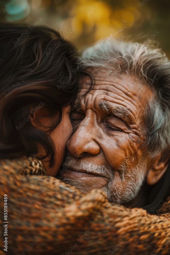 A couple embracing each other, showing affection and intimacy A couple embracing each other, showing affection and intimacy