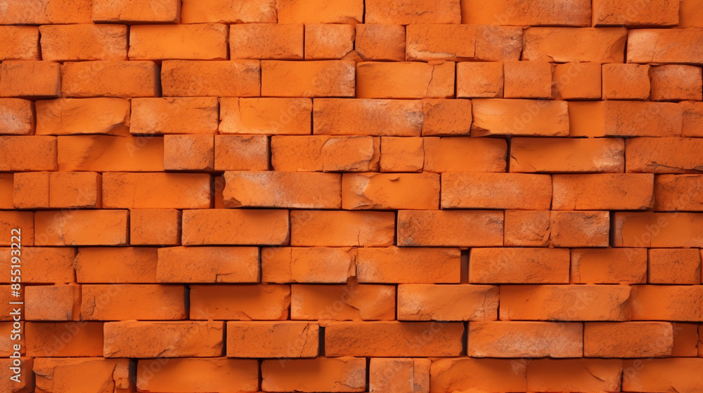 Fototapeta premium orange brick wall background