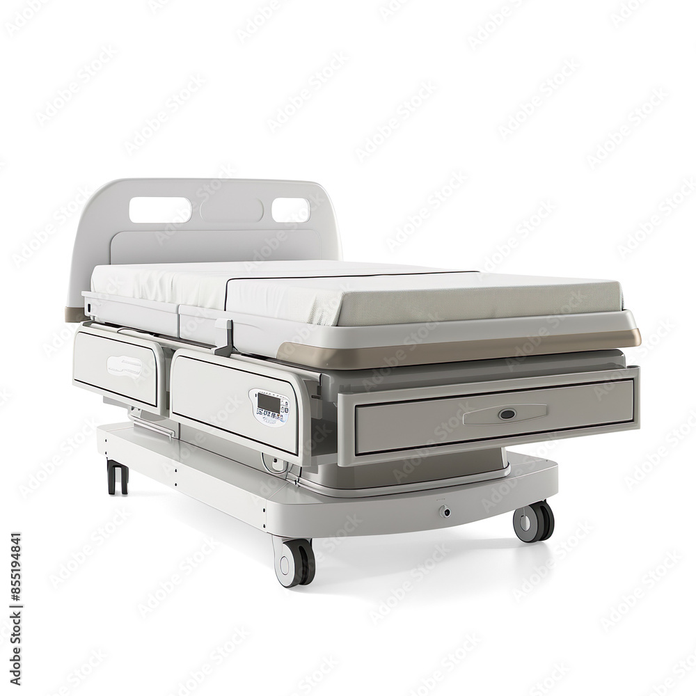 Hospital Bedside Commode | Isolated on Transparent Background Hospital Bedside Commode | Isolated on Transparent Background