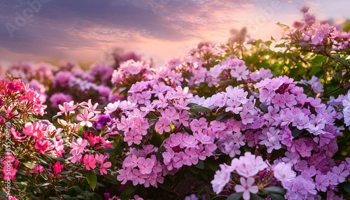 lavender field at sunset