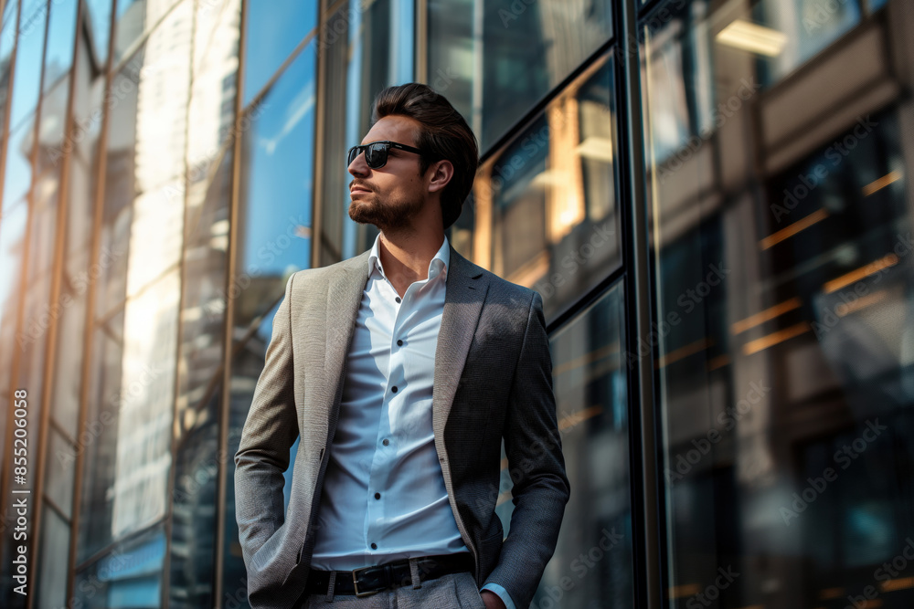 Fototapeta premium man in sunglasses