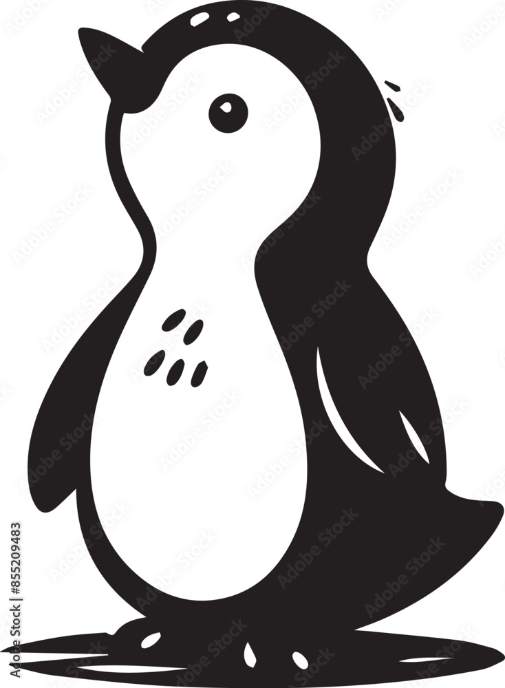 Penguin design silhouette vector art work JPGE & EPS file Penguin design silhouette vector art work JPGE & EPS file
