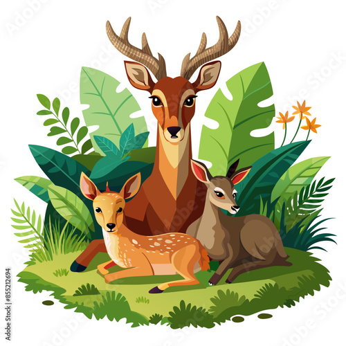 deer in the forest