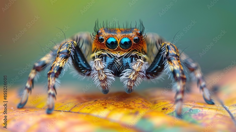 Macro Photography of a Jumping Spider Macro Photography of a Jumping Spider
