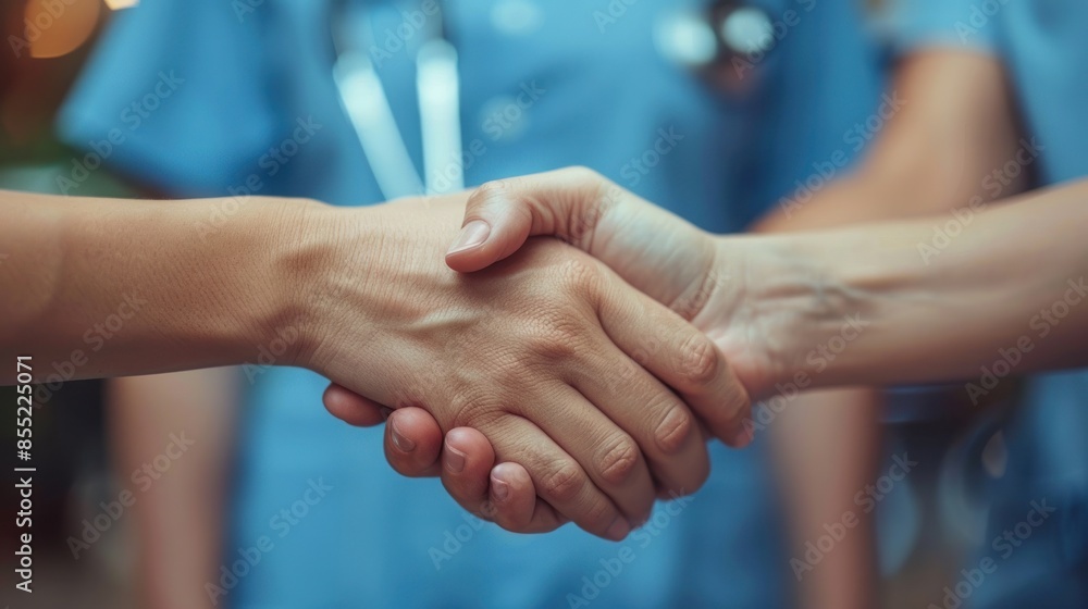A Handshake of Support and Hope A Handshake of Support and Hope