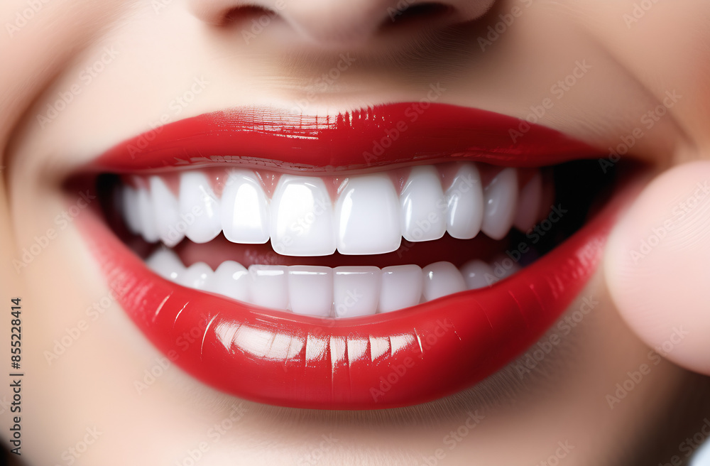 Woman smile. Teeth whitening. Dental care. Woman smile. Teeth whitening. Dental care.