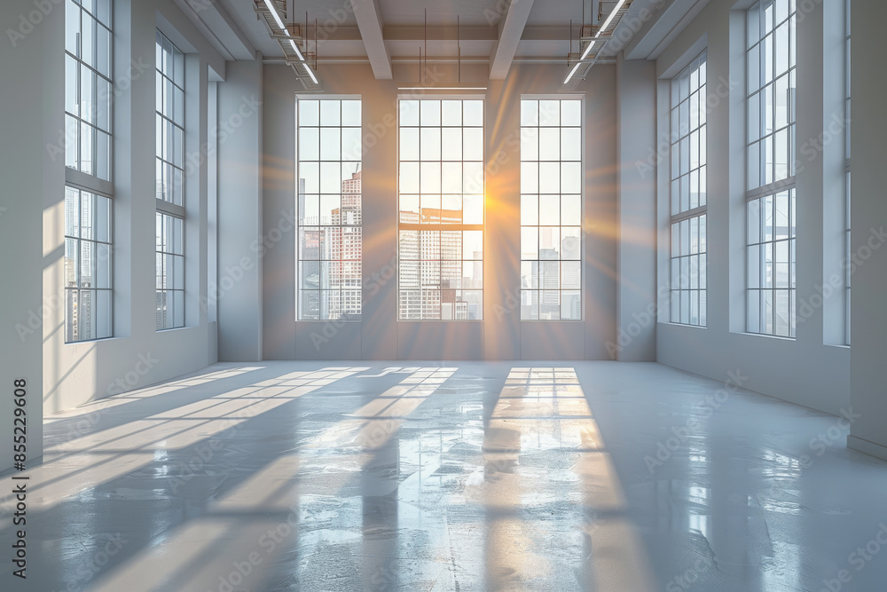 Spacious Industrial Loft with Wooden Flooring Spacious Industrial Loft with Wooden Flooring