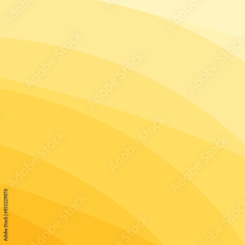 Abstract yellow gradient wave simple background. Vector illustration.