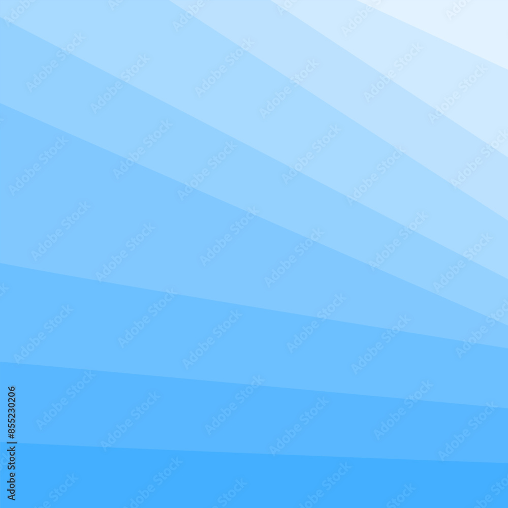 Obraz premium Abstract blue gradient wave simple background. Vector illustration.