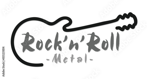 The Stylized hard rock symbol with guitar.