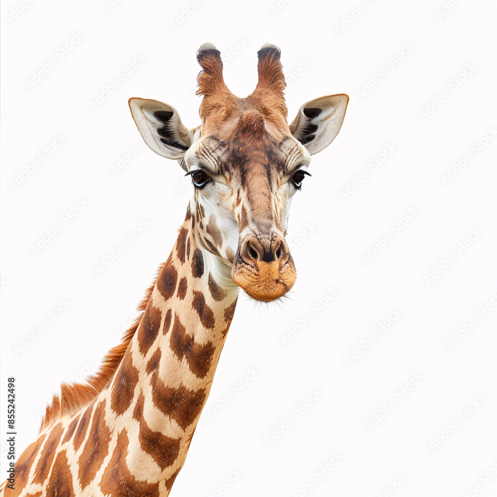 Obraz premium giraffe isolated on white
