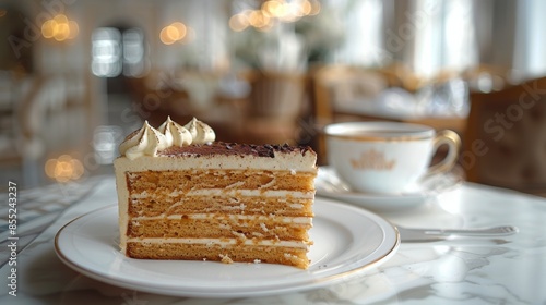 Cake on White Plate