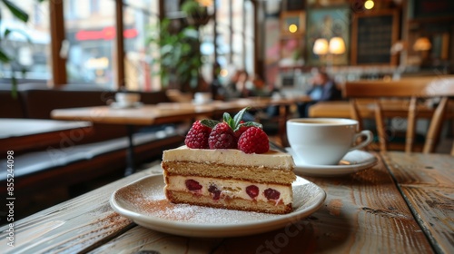 Cake on White Plate