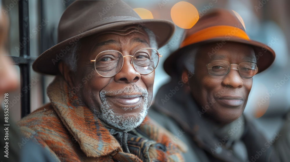 Seniors talking with their Friends, generative ai Seniors talking with their Friends, generative ai