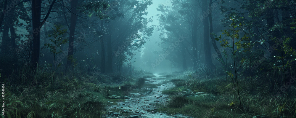 Adventures in a cursed forest. Adventures in a cursed forest.