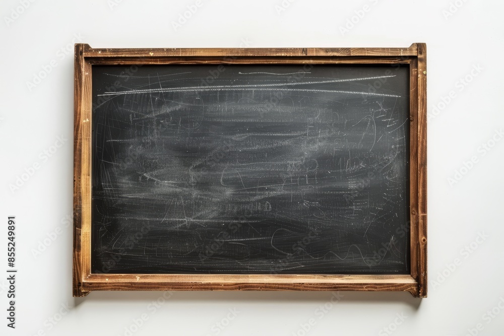 A Rustic Blackboard Ready for New Lessons A Rustic Blackboard Ready for New Lessons