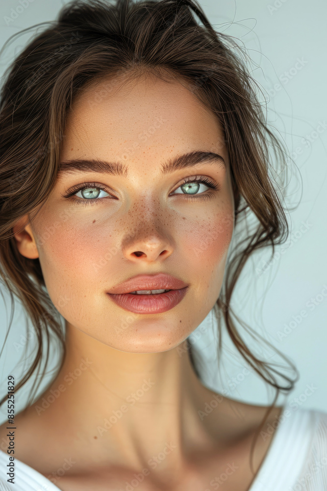 Top Model Woman with Smooth, Flawless Skin in Advertisement Photo Top Model Woman with Smooth, Flawless Skin in Advertisement Photo