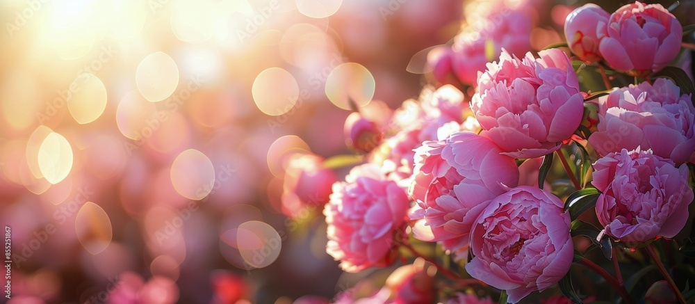 A Bunch of Pink Flowers in a Field A Bunch of Pink Flowers in a Field