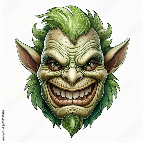 troll face of a ai character