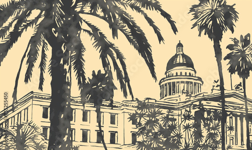 California State Capitol building in Sacramento