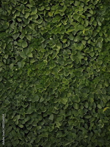 Green leaves backdrop with space for text, promoting ecological awareness.