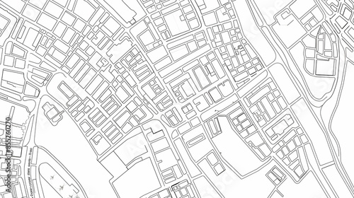 Street map of town