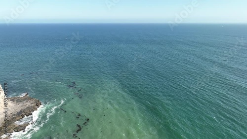 Pacific Ocean Aerial Shot of San Pedro Point Fermin R photo