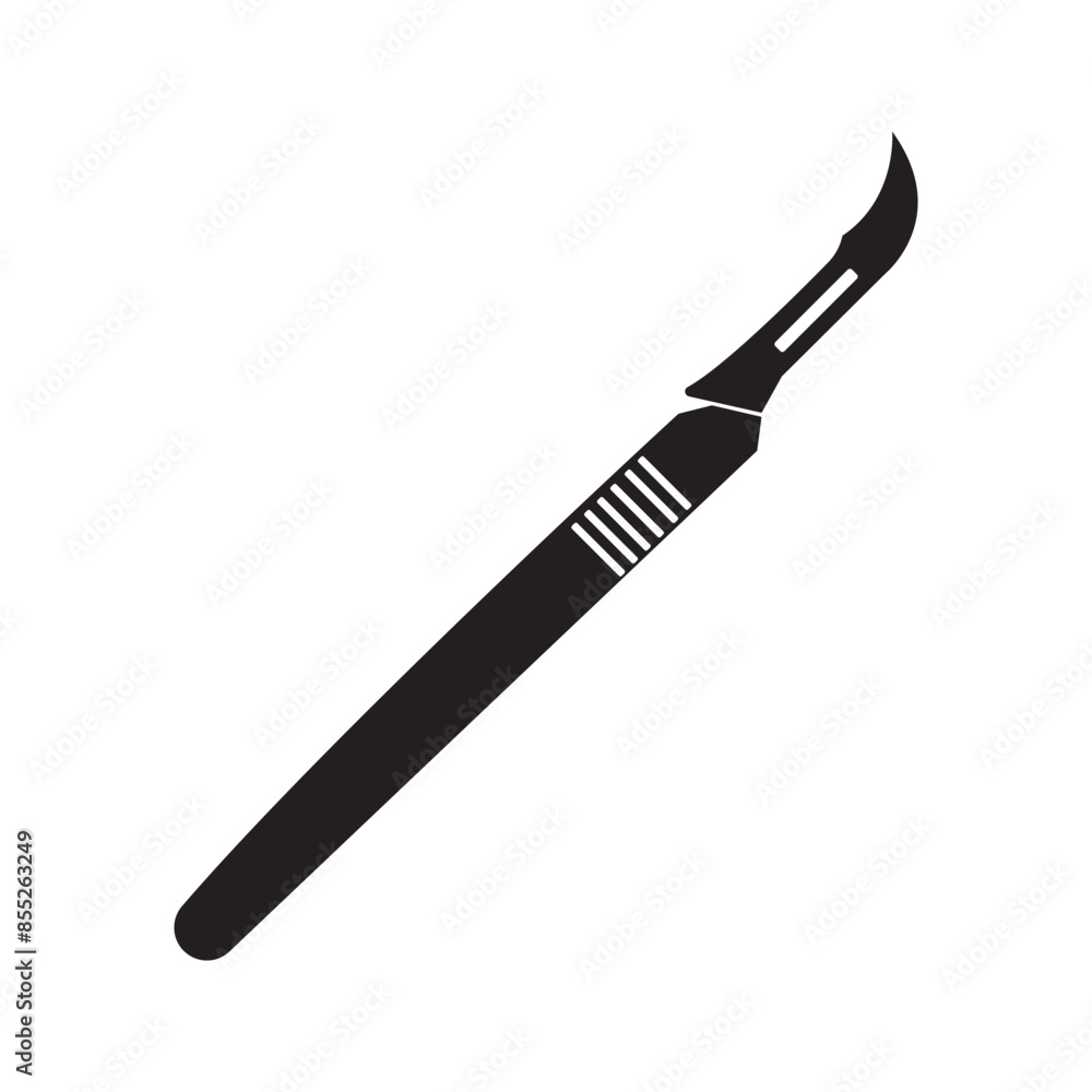 surgical scalpel icon vector illustration design template surgical scalpel icon vector illustration design template