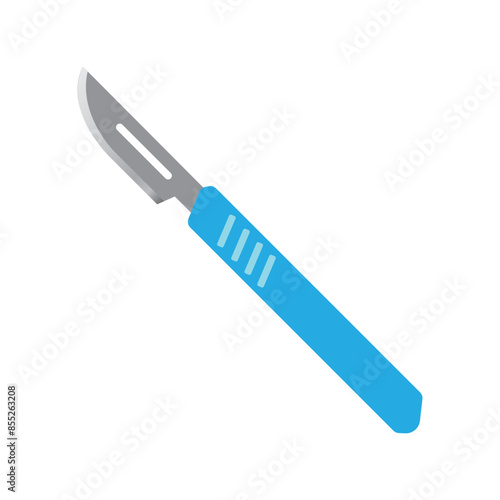 surgical scalpel icon vector illustration design template