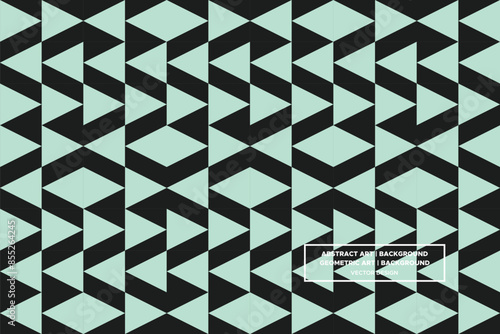Geometric Pattern - Geometric Background - Abstract Background - Triangles - Green - Use in Website Design, Packaging, Wall Art, Wallpaper, Poster, Banner, Profile, Brochure, Apparel, Textiles 