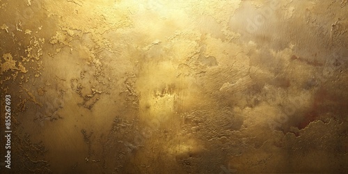 Matte gold texture with distressed patterns. Elegant and luxurious background.
